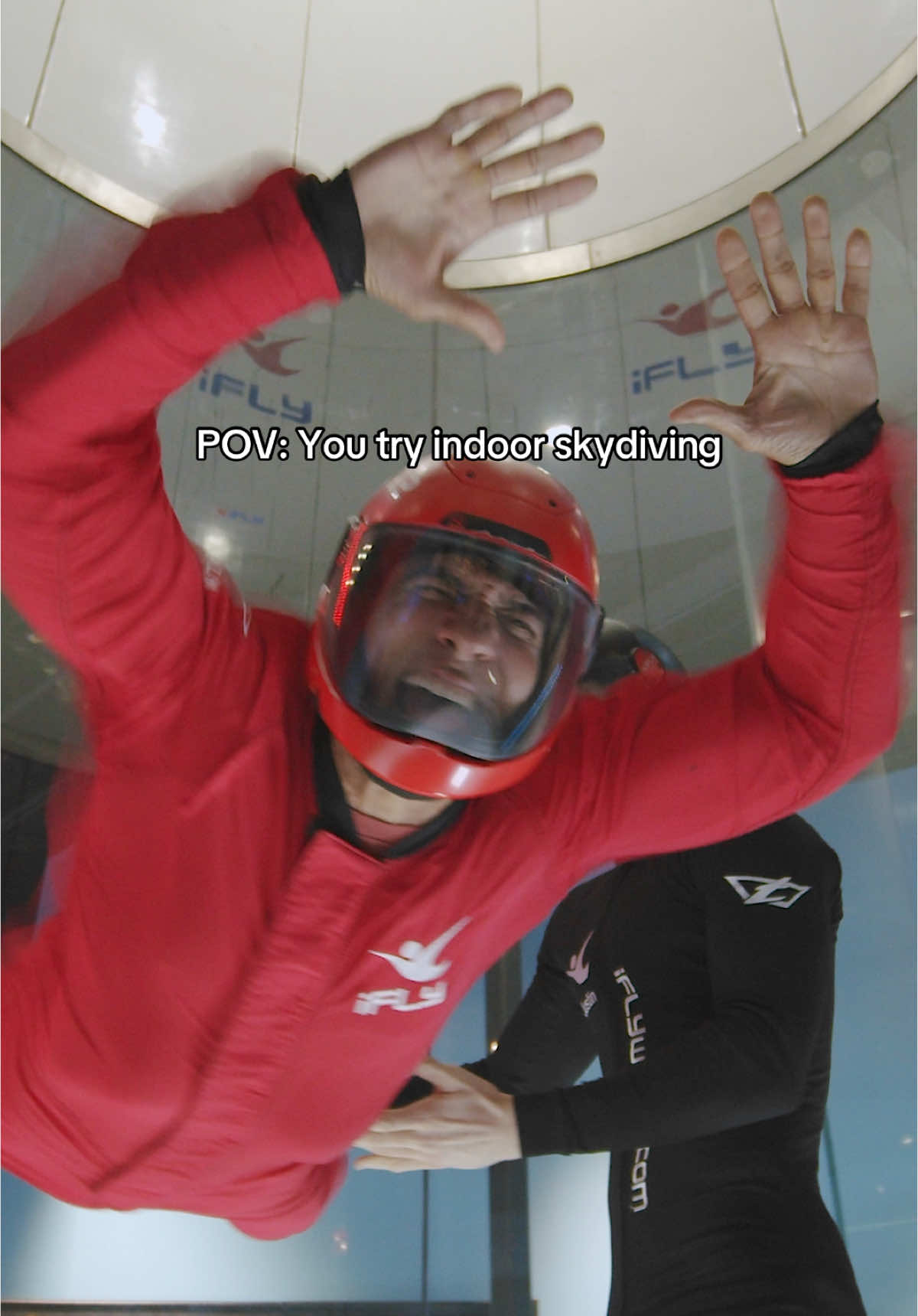 Levitating like it’s no big deal 💅🪂 ##iFLY#indoorskydiving #f#fitcheckl#Loveb#bucketlistt#thingstodon#new