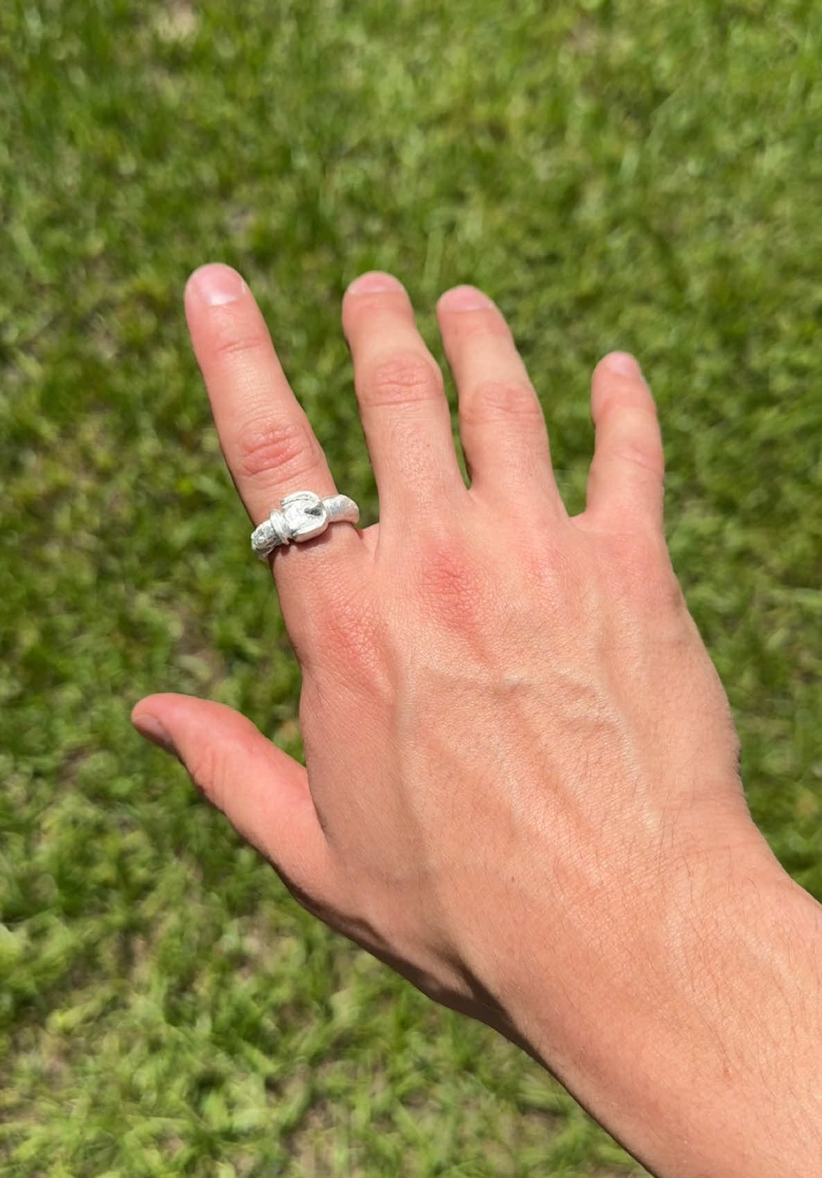 Textured belt ring #fyp 