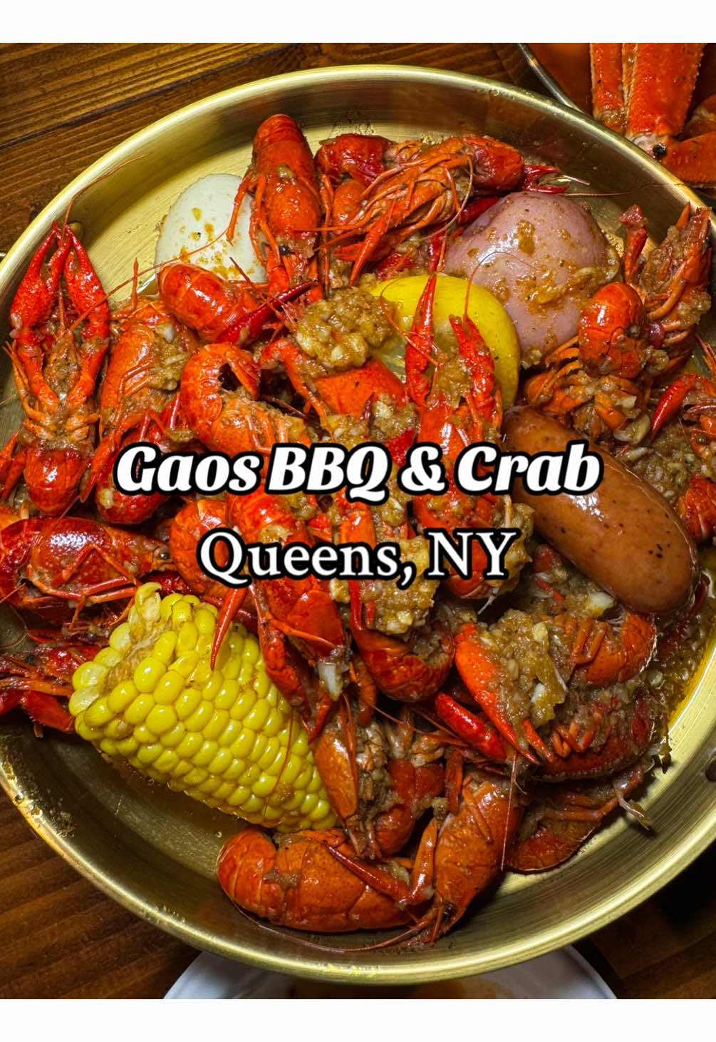 Good eaters,   I headed over to @gaosbbqandcrab.official in Flushing, Queens for some seriously authentic Chinese BBQ! 😋 From skewers to seafood, everything here is packed with flavor. 🔥 Happy Hour Alert: Lamb skewers for just $1 during happy hour, every day from open until 6:30 pm! 🎉 🦞 And if you’re into seafood, you gotta try their live crawfish – available in party sizes, and when you buy 5lbs, you get 1lb FREE!  Plus, they’ve got boils with crabs and shrimp in their amazing signature sauce. Trust me, you don’t want to miss it! If you're craving Chinese BBQ, Gao’s BBQ is the place to be! #GaosBBQFlushing #ChineseBBQDelight #FlushingEats #BBQAndCrawfish #HappyHourSkewers #LambSkewersForADollar #LiveCrawfishBoil #CrawfishCravings #BBQLoversUnite #FlushingFoodies #AuthenticChineseBBQ #FoodieFindsNYC #BBQInQueens