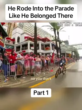 He Rode Into the Parade Like He Belonged There #cops #police #fyp 