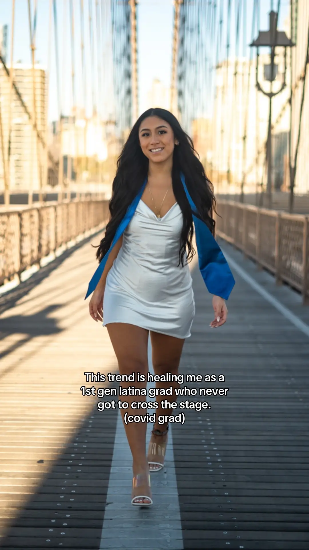 Now I’m sobbing about my imaginary future kids crossing that stage 😭😭😭 #firstgen #latina #graduation 