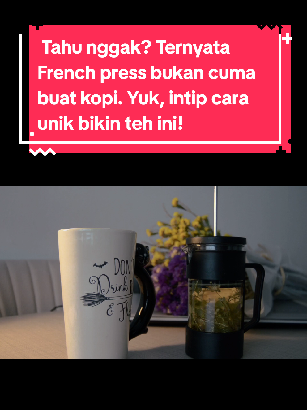 Tahu nggak? Ternyata French press bukan cuma buat kopi. Yuk, intip cara unik bikin teh ini! #frenchpress #frenchpresscoffee 