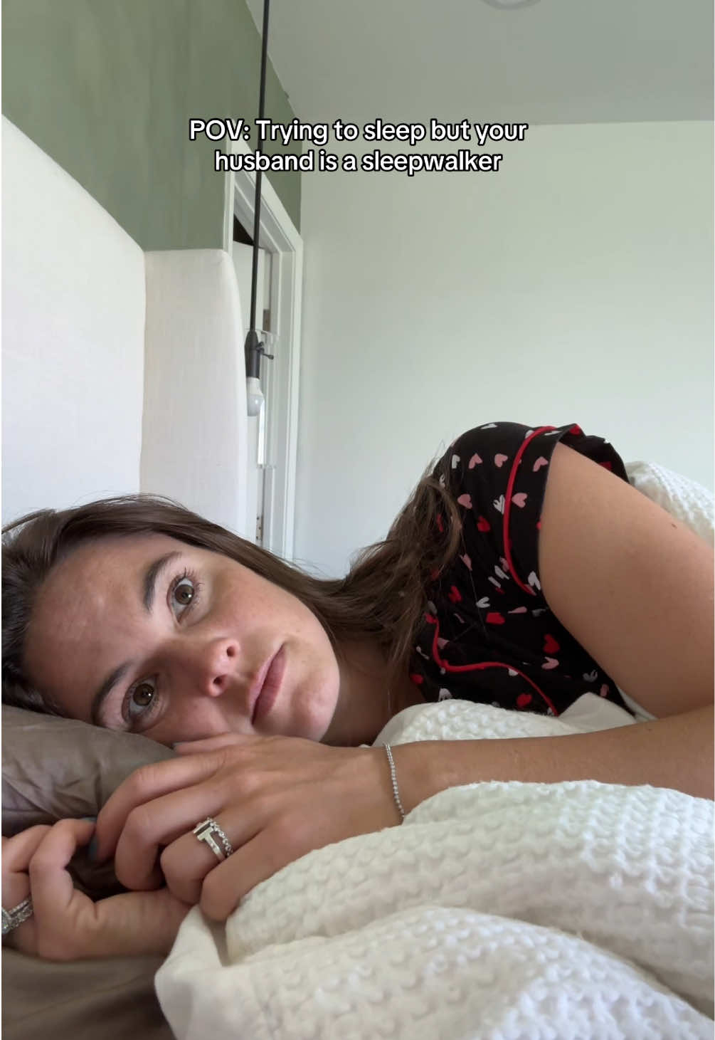 I haveeeee to start documenting all the crazy things this man does in his sleep 😂 @coreybrooks #sleep #sleepwalking 