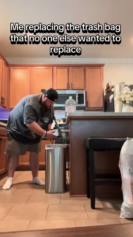 I don’t know if this is relatable to anyone else but this happens all the time. She’s always throwing away the bulkiest stuff 🙄😂