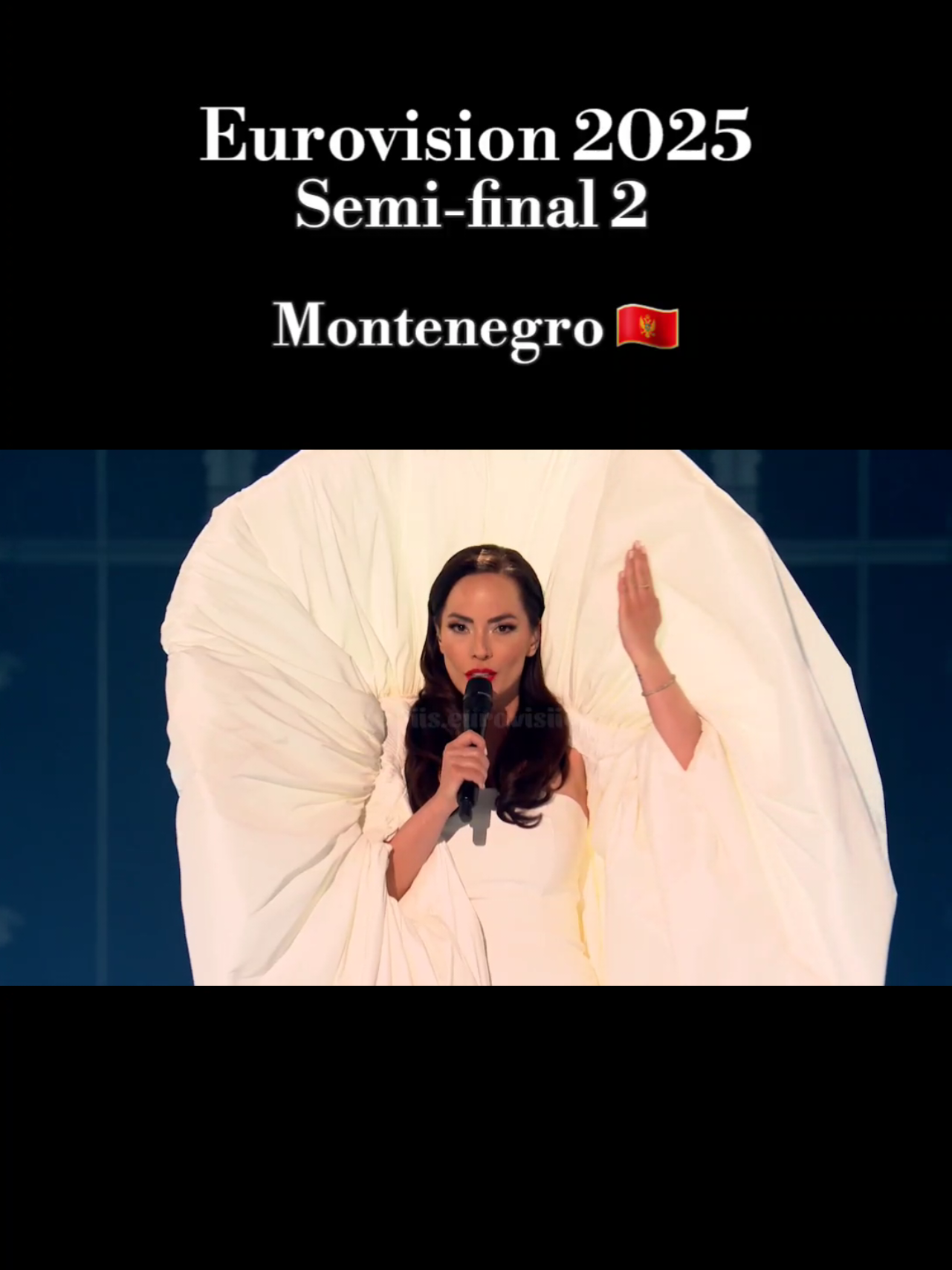 Nina Žižić from Montenegro performed 