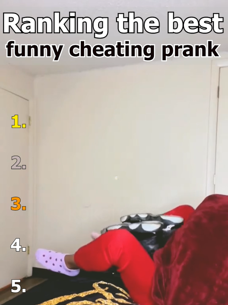 Ranking the best cheating prank #prank #fyp #funny #husbandwife #husband #wife 
