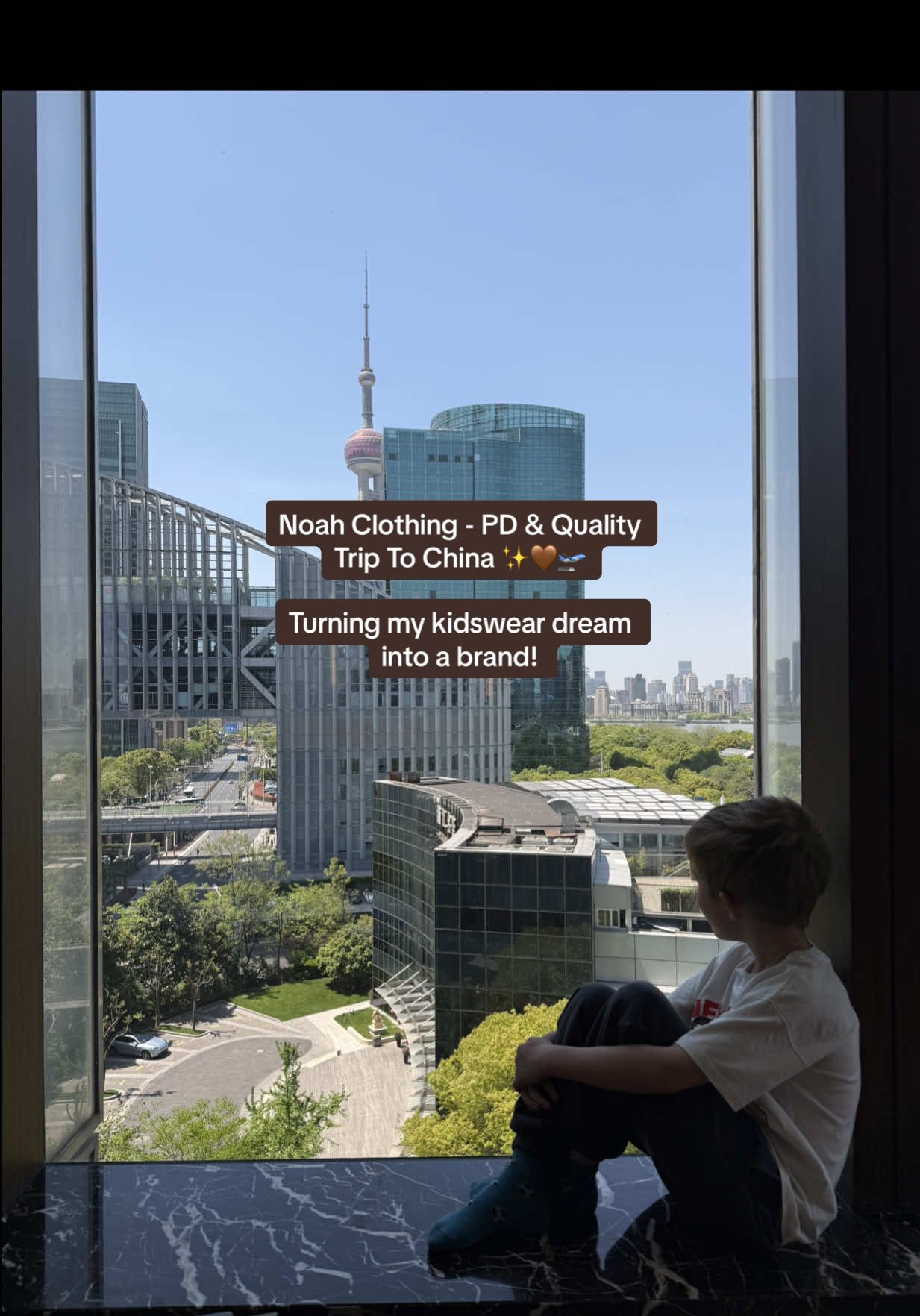 Noah Clothing’s First Manufacturing Trip! ✨ Follow along on my journey from london to Shanghai to creating my dream kids clothing brand and turning it into reality.  Thank you for all the support from one mum to another 🤎  #startup #timestamps #noahclothing #journey #clothingbrand #femalefounder #childrensclothes #childrensclothing #mumtok #toddlersoftiktok #kidshaul 