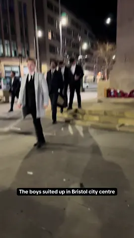 . Did someone say night out in Bristol 😉 #bristolcity #nightout #suitedandbooted #fyp #trendin 