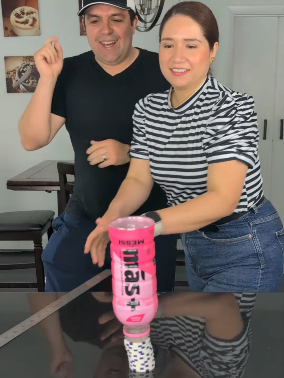 ¡Desafío de la Regla con Fichas de Poker! Golpes Por Turnos 📏💦  #juegos #tiktok 