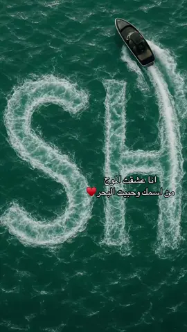 انا عشقت الموج من اسمك وحبيت البحر❤️❤️#اكسبلور #explore #السعودية #بحر #sh 