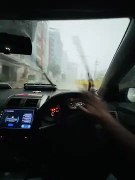 This feeling❤️ #song #rain #driving #axio #rajshahi #foryou