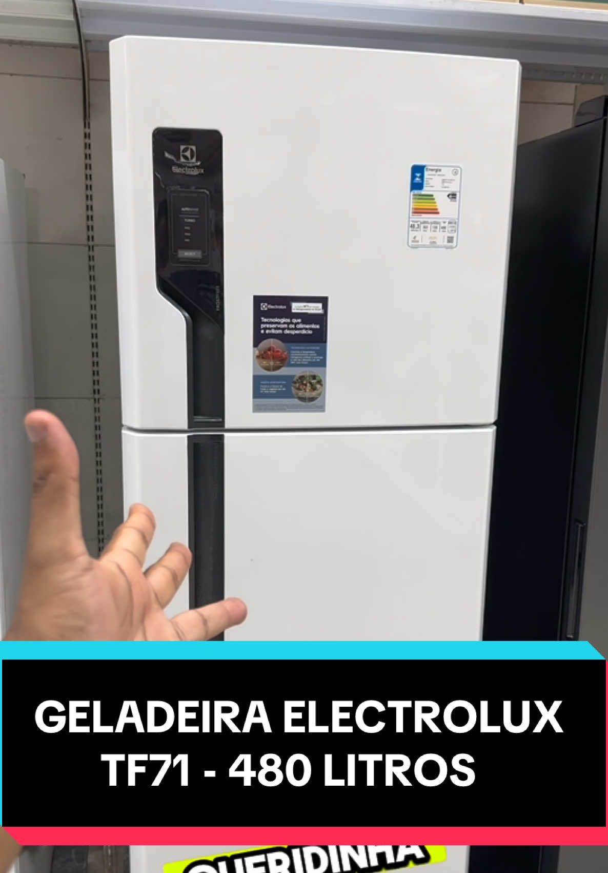 GELADEIRA DUPLEX ELECTROLUX TF71 - 480 LITROS #nandaotexplica #refrigeradores #refrigerador #geladeira #geladeiras #nandaomkt #tiktok_india #tiktokviral #tiktoknews #tik_tok 