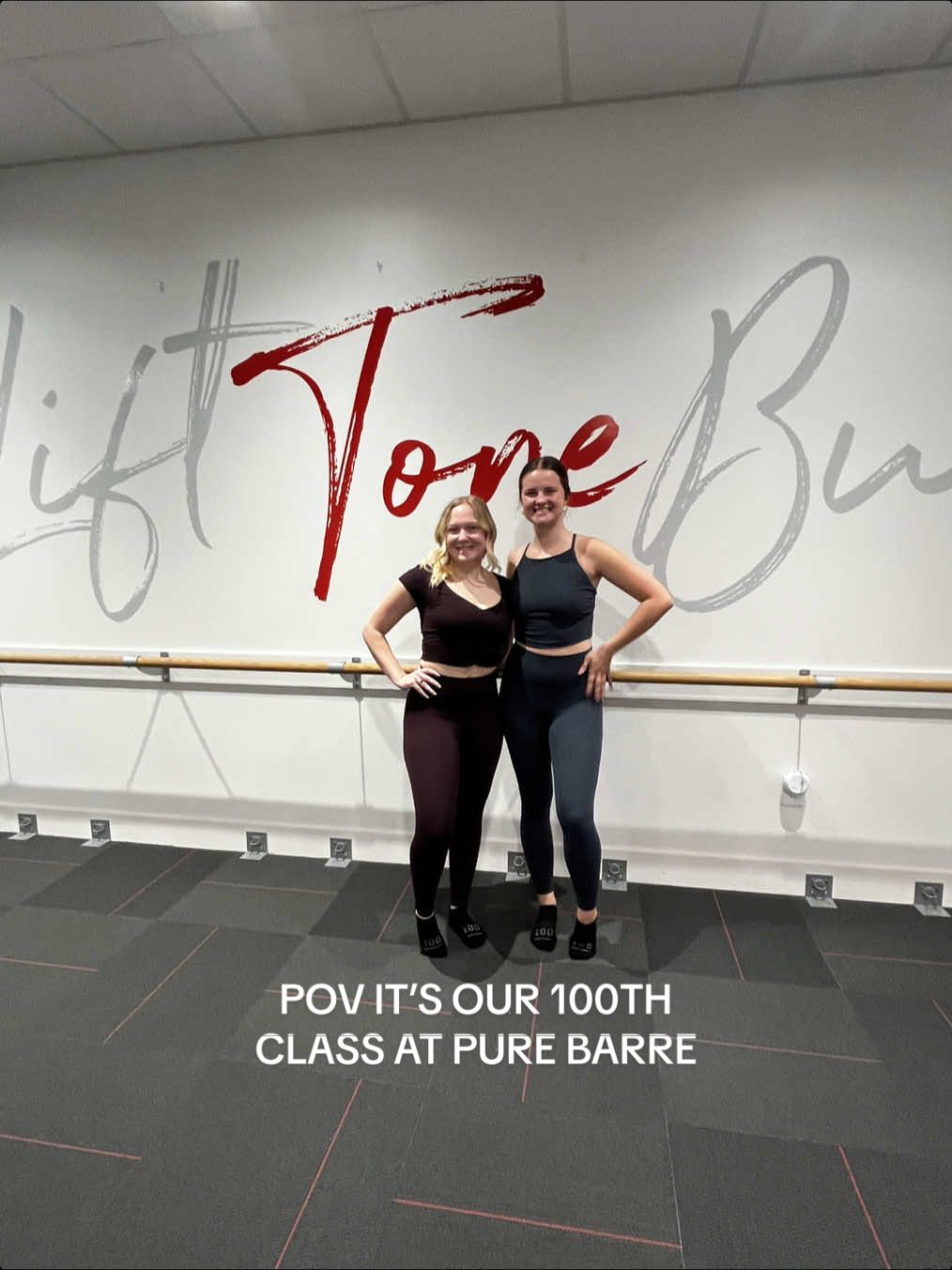 We 🫶🏽 this place!! Many more classes to come, stay tuned @Jade  #purebarre #barre #barrebestie #Fitness #100club 