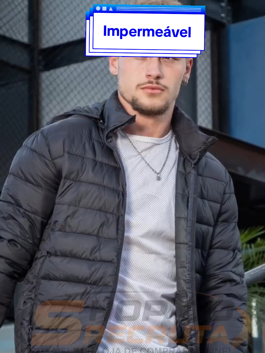Jaqueta masculina bobojaco com capuz removível #tiktokshop 