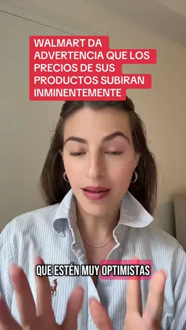 De las tiendas mas grandes en los EEUU dando esta advertencia #fyp #tariffs #walmart #prices #goods #products #money #wealth #financial #education #latinos 