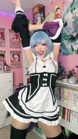 not letting go of this dance sorry #remrezerocosplay #remrezero #rezerocosplay #cosplaydance #animecosplay 