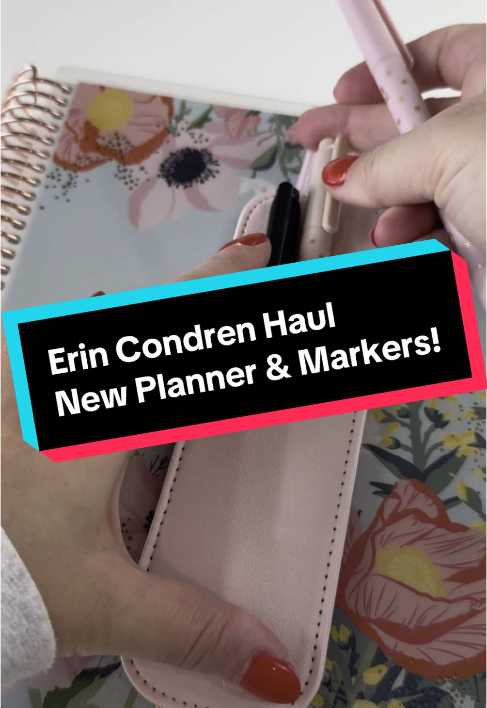 New #planner #markers and more from #erincondren #planner #plannertok #planning #unboxing #asmrunboxing #haul #stationery 