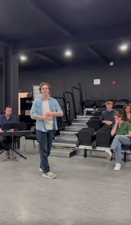 Second year Musical Theatre Major Thomas Beeker singing 