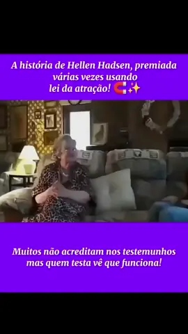 No título errei o nome dela é Hellen Handsel #relato #leidaatração #rica  #hellenhadsell #rainhadosconcursos #financeiro #mentalidade #ganhar #loteria #bet 