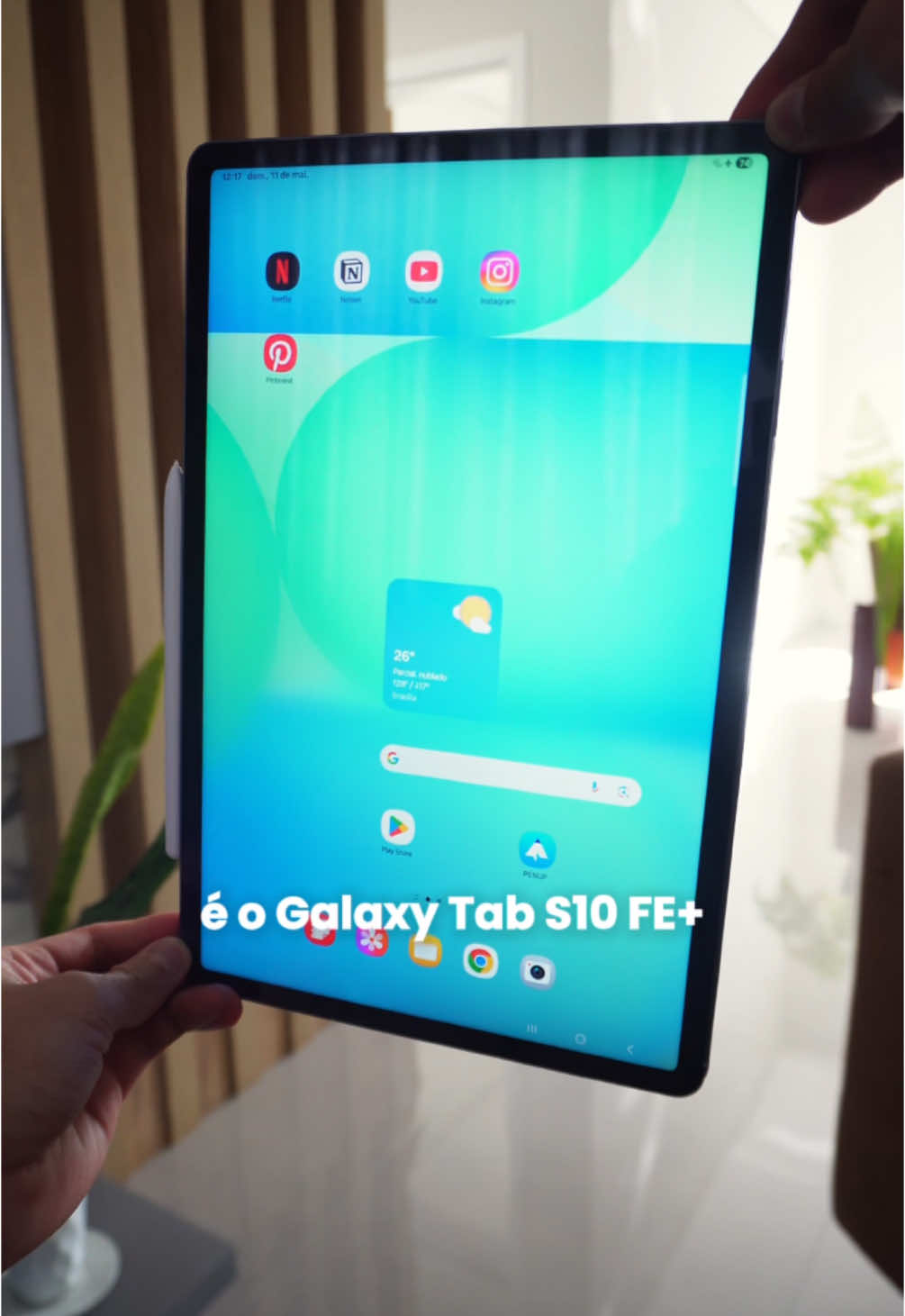 Esse tablet virou meu assistente pessoal, não é só tablet, é tipo um atalho pra vida.:  📱 Multi Tarefas 🤖 IA com Apagador de Objeto 🔍 Circule para Pesquisar no Google Galaxy Tab S10 FE+, faz mais que muita gente 😮‍💨  @Samsung Brasil  #GalaxyTabS10FE  #TeamGalaxy #publi 