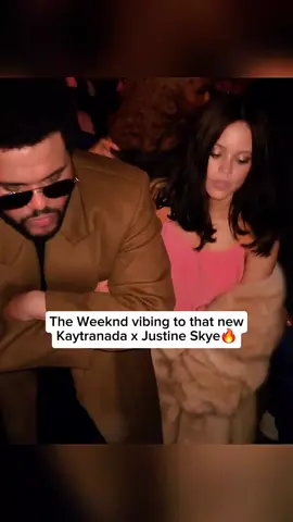The Weeknd vibing to that new Kaytranada x Justine Skye🔥#justineskye #kaytranada #theweeknd 