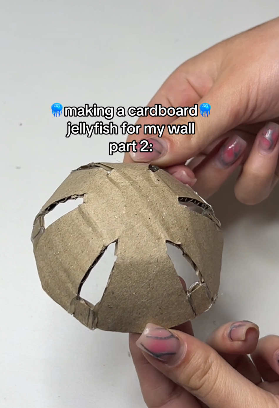 Part 2:🫧🪼Cardboard jellyfish🪼🫧 Easy craft🏝️ Cute DIY idea🪼 Best tutorial💫 Ocean creatures🫧 Room decorations🦑 Cardboard creations🪸 #jellyfish #diyjellyfish #cardboard #crafttok #craft #DIY #ocean #marine #sea #sealife #tutorial #easytutorial #creature #viral #crafter #diyideas 