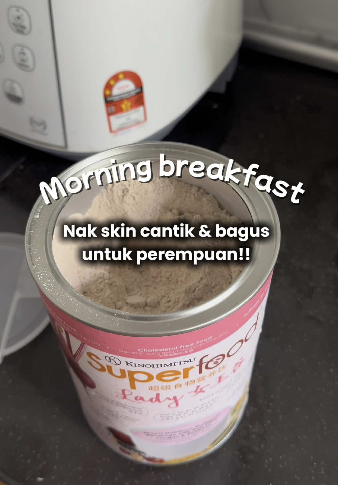 Kinohimitsu superfood 🫶🏻 perempuan memang elok minum ni, banyak khasiat ⭐️⭐️⭐️ #fyp #superfood #kinohimitsu #superfoodlady #healthsupplements 