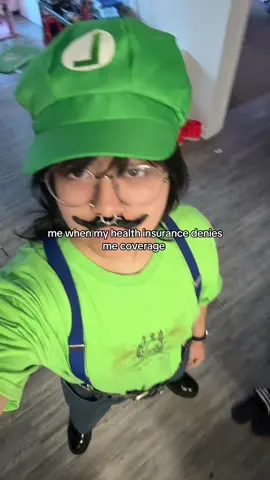 for legal reasons, this is a joke #healthinsurance#healthinsirancestruggles#luigi#mario#supermario#luigimangione#fyp#thisisajoke  
