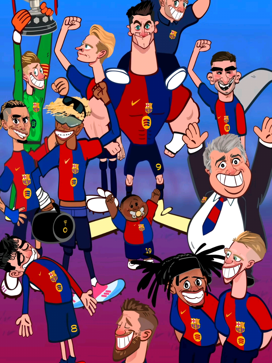 Barca and Flick’s championship in La Liga in an exciting and captivating season. Congratulations to Barca fans. 🔥🤩🥳🏆👏🏻