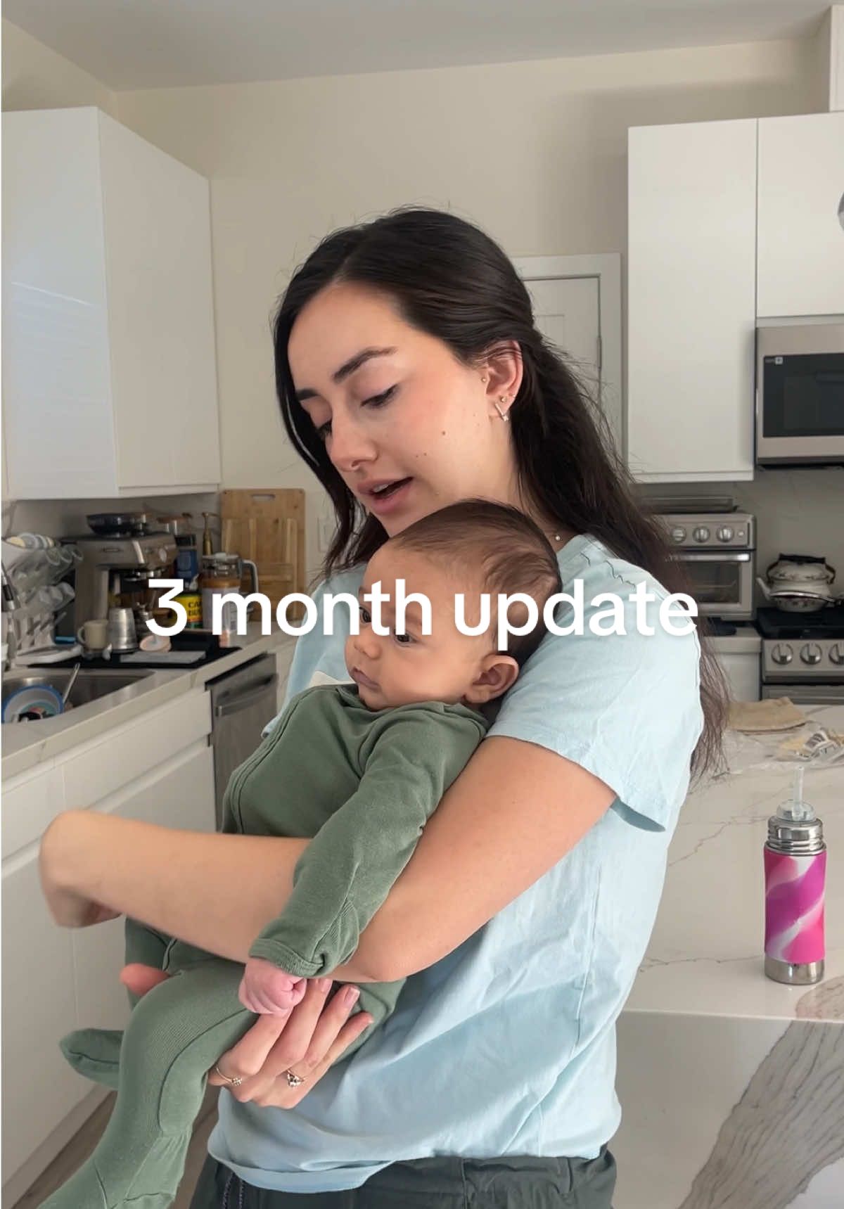 Idk how moms with 2 under 2 do it because my daughter is pretty independent and I’m still overstimulated half the day and mine are 3 years apart 😅 #morningroutine #morningvlog #postpartumjourney #postpartum #3monthbaby #3monthsold #newborn 