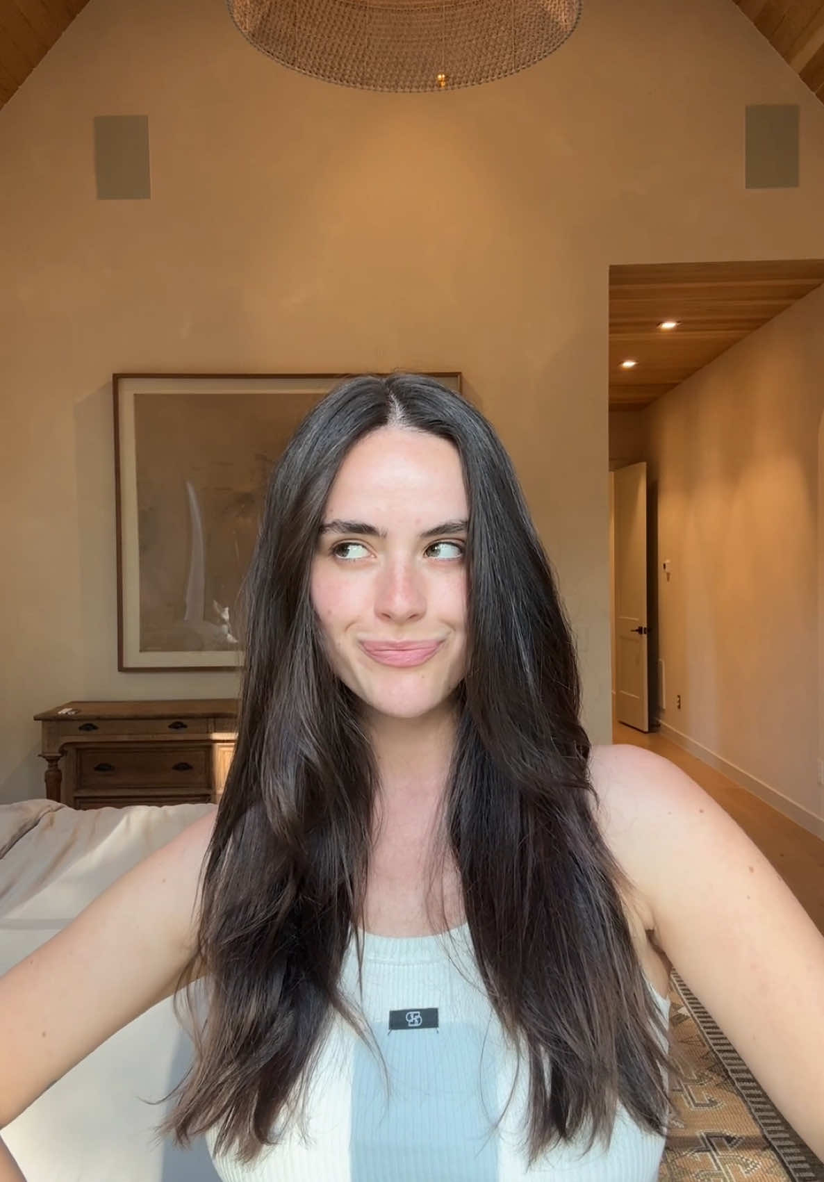 @GarnierUSA Olia in shade 4.0 saves the day! I was able to achieve this beautiful, shiny color, that is ammonia-FREE all while River was napping! #garnierpartner #garnierhaircolor Available @target 
