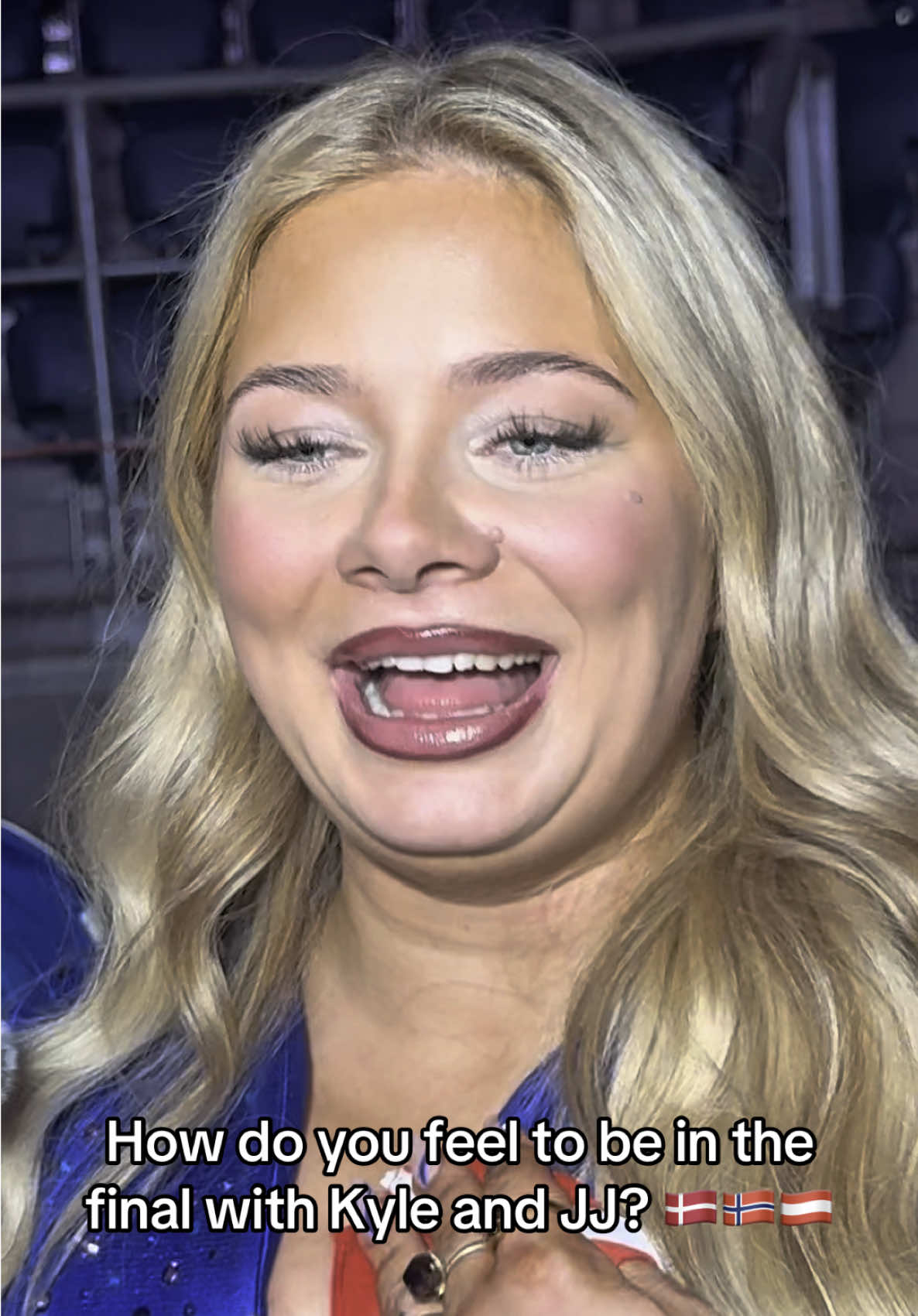 🇩🇰 @Sissal just after qualifying talking with the press and we asked her how she feels to be in the final with @kyle alessandro and JJ! 