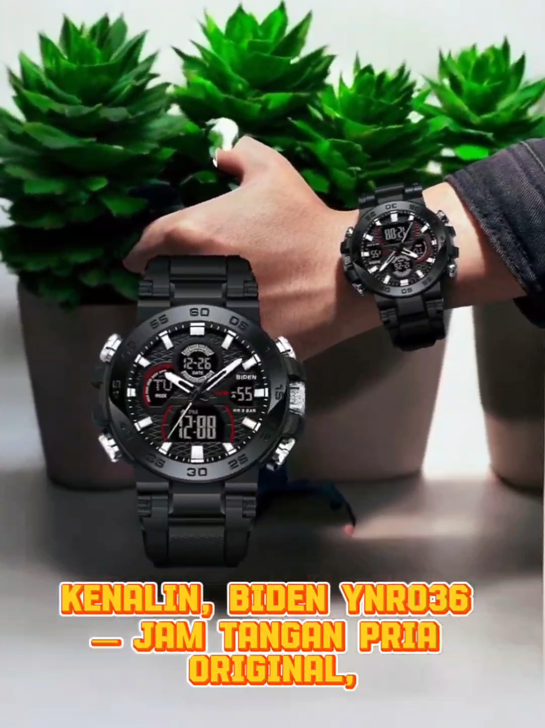 Biden jam tangan pria anti air original digital dan analog bercahaya alarm tali silikon jam tangan cowok olahraga YNR036#jamtanganpria #jamtanganwaterproof #belilokal #wibgajian #cuantanpabatas #bisacodseindonesia #promoguncang55 