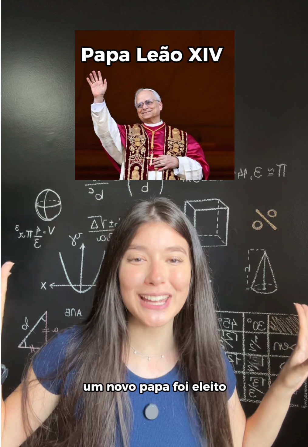 Um papa matemático e número romano no nome… sabia dessa?? 🤔👀 #TokDoENEM #Matemática #AprendaNoTikTok 