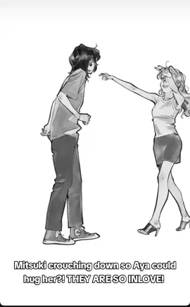 Sumiko never fails to feed the fandom THEIR HEIGHT DIFFERENCE IS SO PROMINENT NOW #theguyshewasinterestedinwasntaguyatall #tgswiiwagaa #mitsukikoga #mitsuki #aya #ayaoosawa #mitsuaya #sumiko #wlw #yuri #manga #gl #fyp 