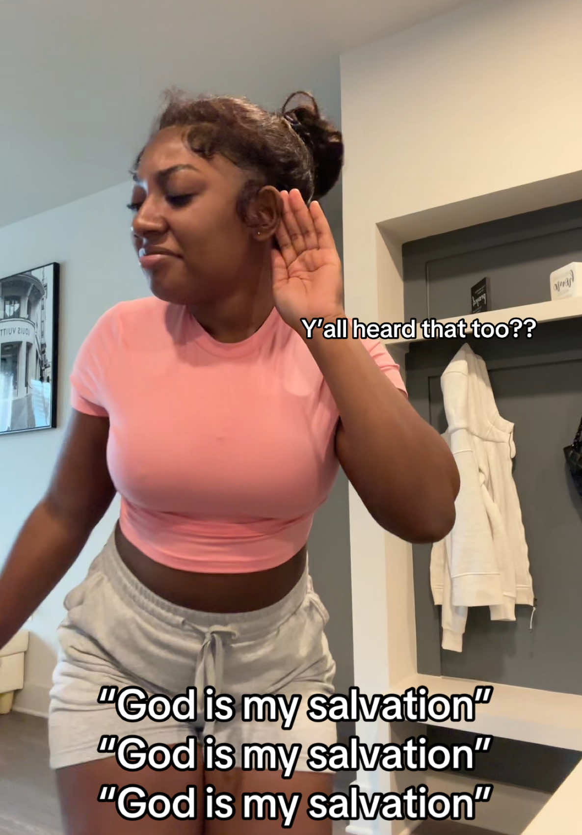 Let Mk if you heard it too😩🤭 or tell me what you heard!!!                               #god #godisgood #christiantiktok #christian #godismysalvation #fyp