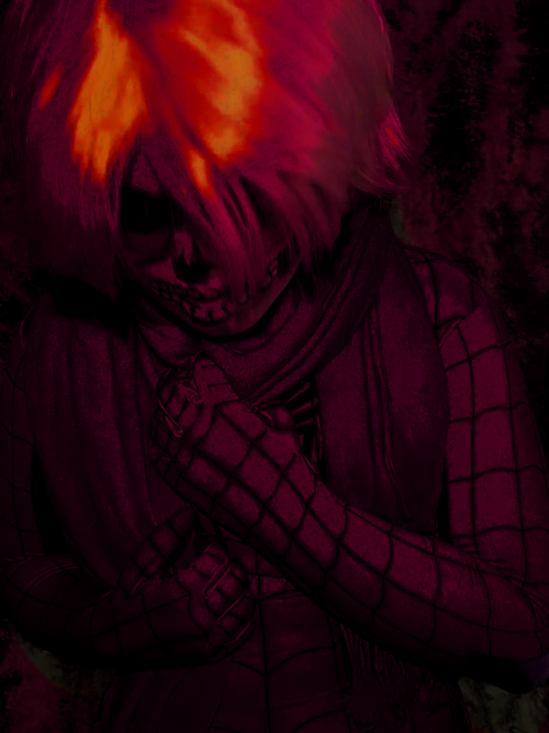 Spider-Papyrus has...a lot of trauma (which is not a good time when he has Venom in his head later on) #Papyrus #papyruscosplay #undertalepapyrus #undertale #undertalecosplay #cosplay #c0splay #spiderman #spidermancosplay #spiderpapyrus #peterparker #spiderverse #underverse 