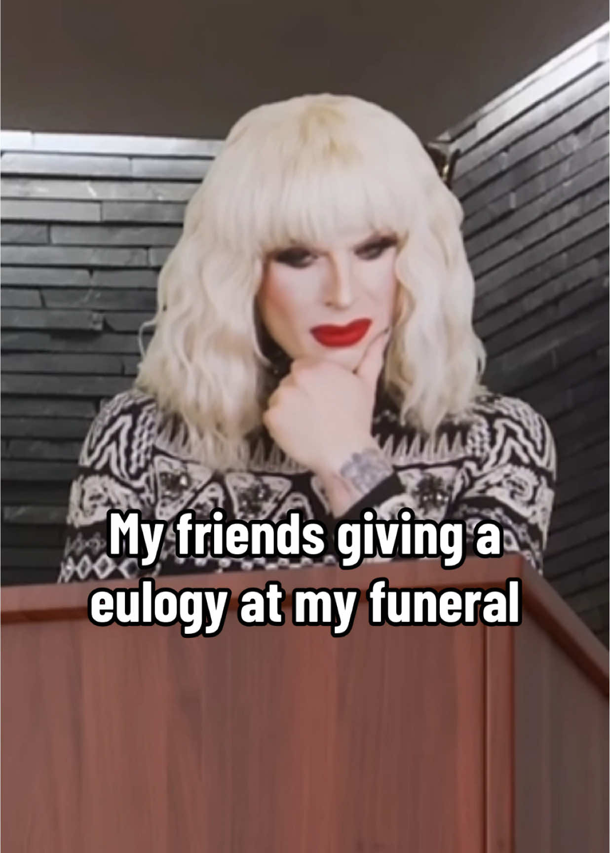 We are gathered here today #Funeral #MyFuneral #Eulogy #FriendGoals #UNHhhh #TrixieAndKatya #TrixieMattel #Katya 