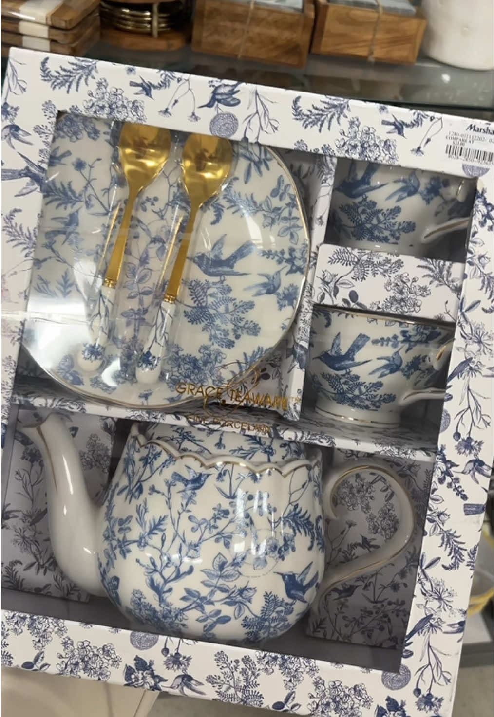 Cute little teacup set & more viral canisters @Marshalls  #marshalls #marshallsfinds #fyp #viral 