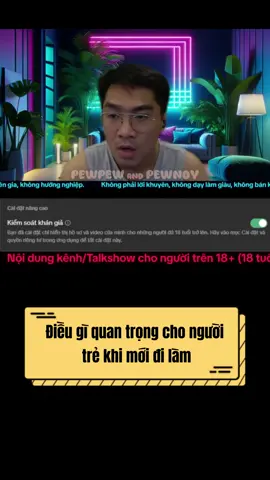 Điều khi quan trọng khi đi làm cho người trẻ #pewpew #pewnoy #taphoapewpew #pewpewvapewnoy #tiktok #chemgiocungpewnoy #lovetiktok #fyb