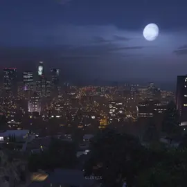 Los Santos at night 🌙 #gta5 #gtaonline #night #edit 