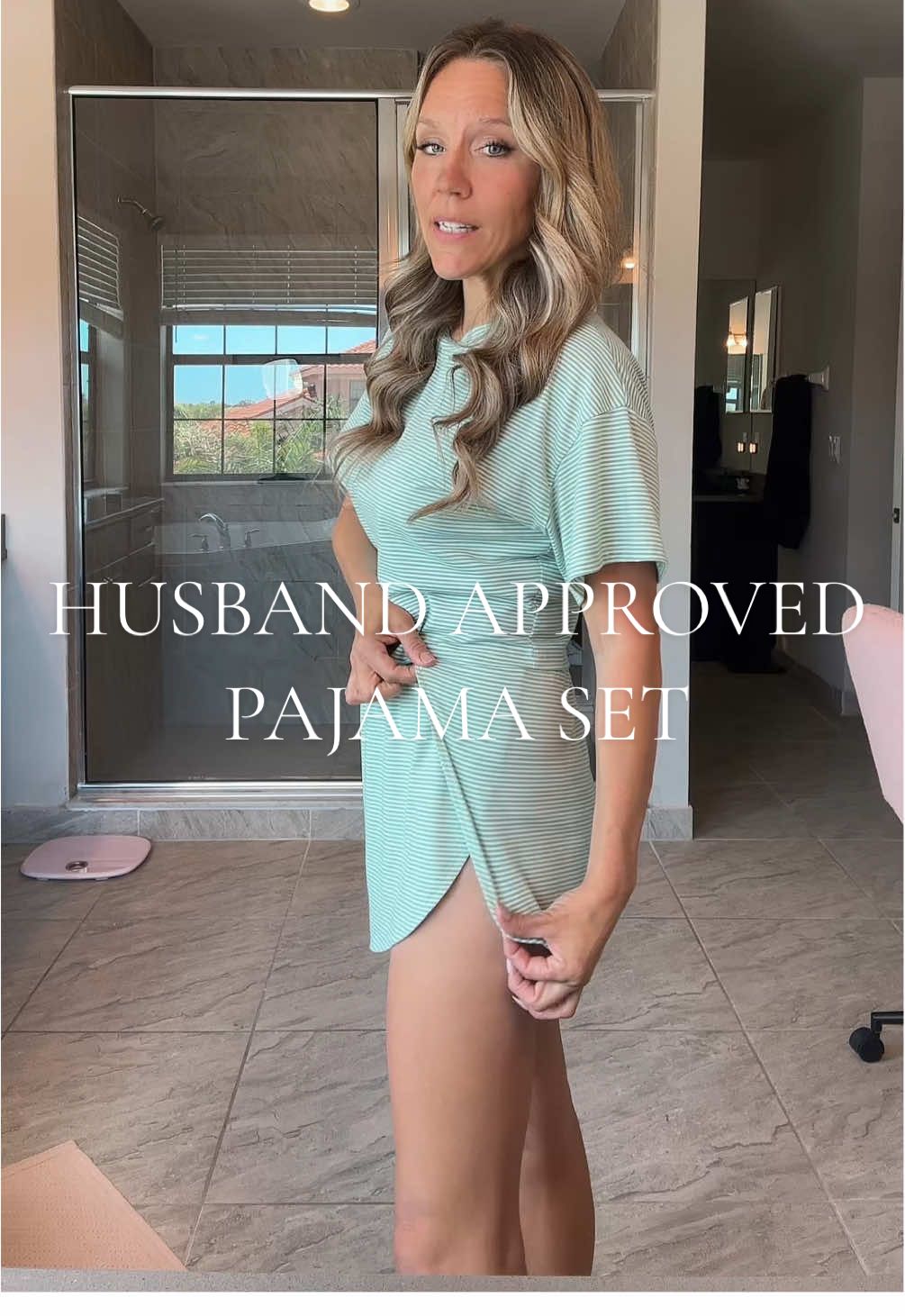 Your man will approve of these pajama sets! 😉 #pajamaset #loungeset #2pcset #viralpajamas #comfypjs #pjset #tiktokshopviral 