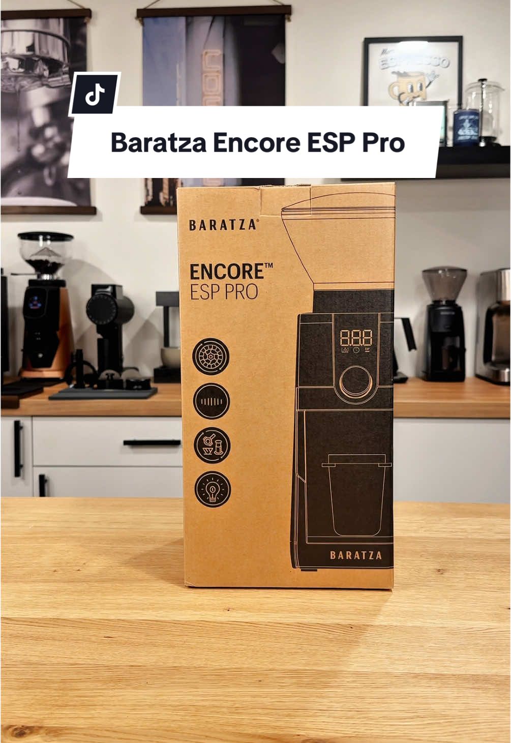 Unboxing the Baratza Encore ESP Pro.  This grinder is a huge game changer from the original encore esp. Options of using a hopper or single dosing, stepless grind adjustments, times dosing, anti static technology and more.  Full review coming soon!  #coffeegrinder #grindcoffee #espressogrinder #espressotiktok #latteart #coffeeathome 