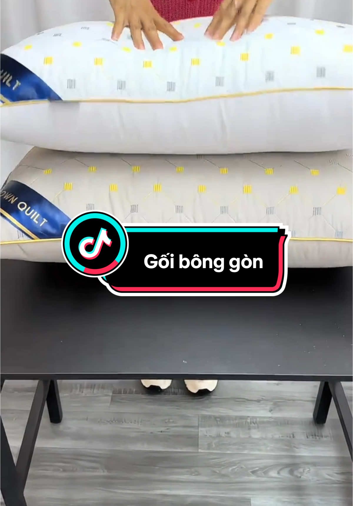 Combo 2 gối bông gòn kim cương M2T BEDDING kích thước 46x70cm #goibonggon #giadungthongminh #giadungtienich #giadungtienloi #xuhuong 