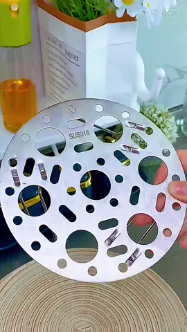 This foldable steaming rack is a must-have in the kitchen!It work pots of all sizes and is incredibly convenient. #stainless steel egg steaming rack #steamer rack #kitchen essentials #stainless steel folding steamer #fyp