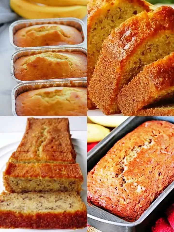 Delicious moist Banana Cake recipe   Ingredients 2 cups all-purpose flour  1 teaspoon baking powder 1/2 teaspoon baking soda 1/4 teaspoon salt 1/2 cup unsalted butter, softened 1 cup granulated sugar  2 large eggs, room temperature 1 teaspoon vanilla extract 3 ripe bananas, mashed 1/2 cup sour cream or yogurt  Procedure  Preheat your oven to 350°F (175°C). Grease and flour a 9x5 inch loaf pan or a 9-inch cake pan. In a medium bowl, whisk together the flour, baking powder, baking soda, and salt. In a large mixing bowl, cream together the softened butter and granulated sugar until light and fluffy. Add the eggs one at a time, beating well after each addition. Stir in the vanilla extract. Mix in the mashed bananas until well combined. Gradually add the dry ingredients to the wet mixture, alternating with the sour cream or yogurt, beginning and ending with the dry ingredients. Mix until just combined. Do not overmix.  Pour the batter into the prepared pan and smooth the top with a spatula. Bake in the preheated oven for 50-60 minutes, or until a toothpick inserted into the center comes out clean. Allow the cake to cool in the pan for 10 minutes, then transfer to a wire rack to cool completely. Enjoy.