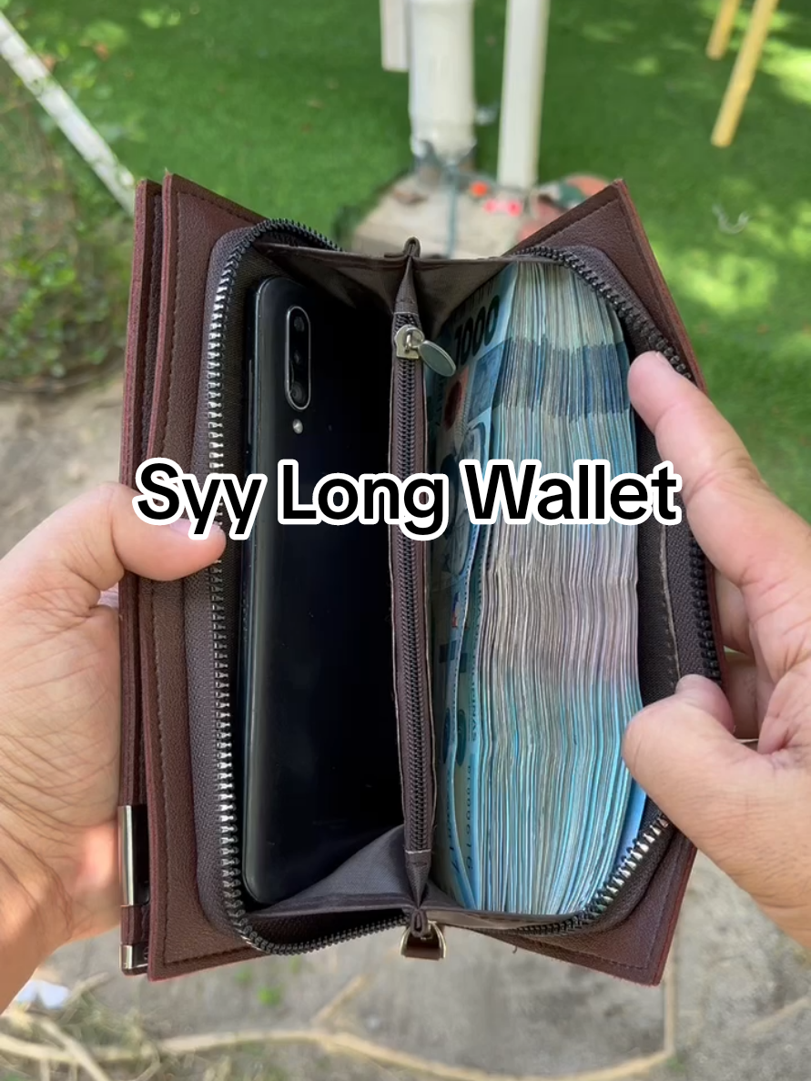 sa dinami dami kong paper bills dito kahit di ko tupiin pwede kase merun akong syy long wallet #syylongwallet  #walletformen  #walletrecommendation  #unisexwallet  #walletviral  #fypage 