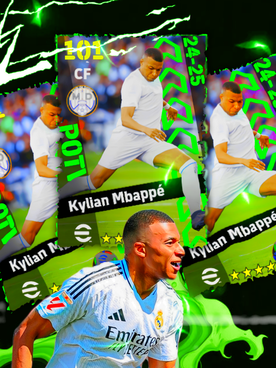 Absen yang dpt Mbappe🔥☝️ #kylianmbappé #efootball2025 #efootballmobile #juliann #vincenzogoal #alightmotion #jedagjedug #xyzbca #fypシ 