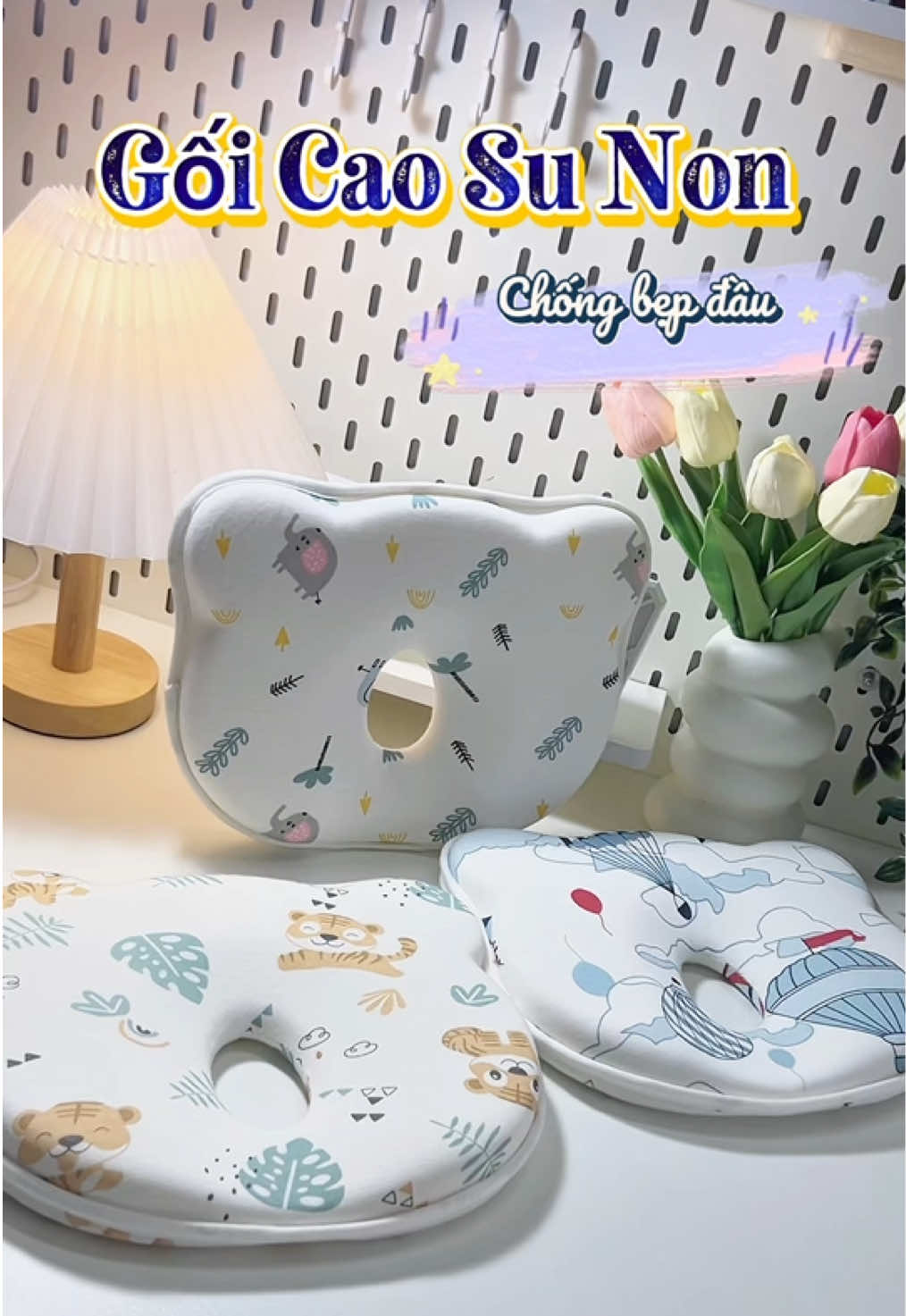 Gối cao su non chống bẹp đầu cho bé #trinhreview99 #goicaosunon #goicaosunonchobe #babygo #goichongbepdau #goidinhhinhchobe #goidinhhinhdauchotresosinh #goichongbepdauchobe #review #mevabe #mebau #mebimsua #viral #foryou 