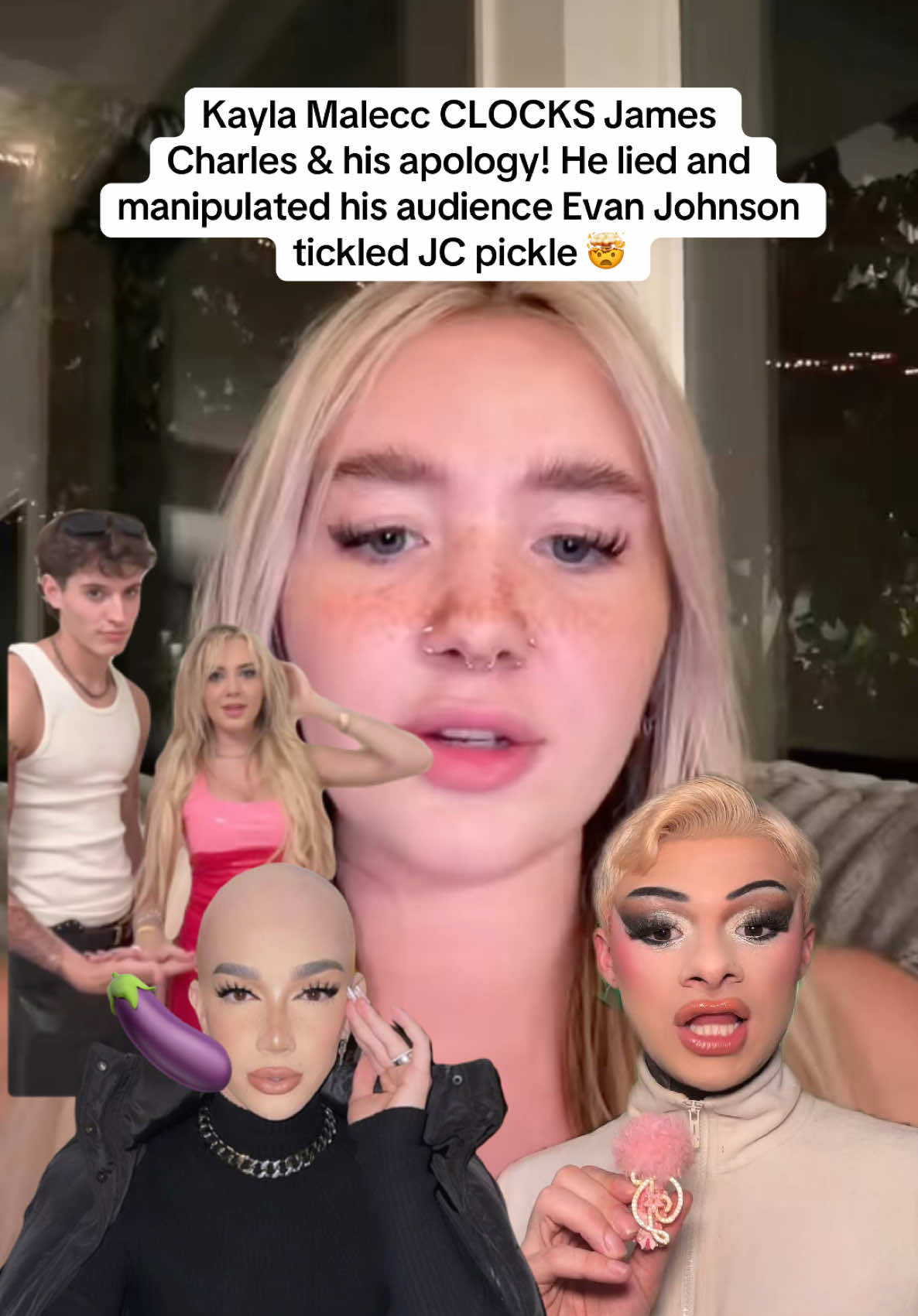 Kayla Malecc CLOCKS James  Charles & his apology! 😱 He lied and  manipulated his audience Evan Johnson  tickled JC pickle 🤯 so bee better was right 🧐 #jamescharles #kaylamalecc #evanjohnson #beebetter #zachsellar #drama #tea #exposed #fyp #danteonika 